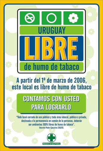 Uruguay, Libre de Humo de Tabaco